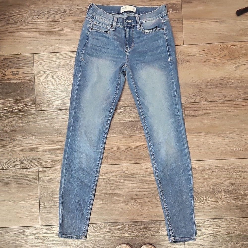 Women's, Blue, Jeans, Skinny, Mudd, Stretchy, 2000s, Casual, Booty, Streetwear